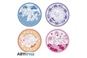 Reklameartikler - ABYstyle - POKEMON - Set of 4 Plates - Japanese Style - ABYTAB105