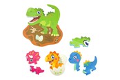 Babyleker - Toi-Toys Little Stars Foam Floor Puzzle Dino 36 pcs. - 72487A