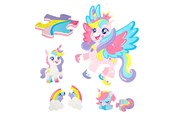 Babyleker - Toi-Toys Little Stars Foam Floor Puzzle Unicorn 36 pcs. - 72487B