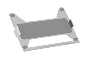 Veggmontering, AV-braketter & AV-møbler - Multibrackets M Basic mounting component - for notebook - silver - Max - recommended for - 7350105217968
