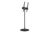 Veggmontering, AV-braketter & AV-møbler - Multibrackets M stand - for flat panel - single pole round floor base - black - Max 50 kg - recommended for 65" - 7350105218361