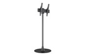 Veggmontering, AV-braketter & AV-møbler - Multibrackets M stand - for flat panel - single pole round floor base - black - Max 50 kg - recommended for 65" - 7350105218354