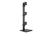 Veggmontering, AV-braketter & AV-møbler - Multibrackets M stand - vertical - for 3 flat panels - HD VESA widescreen - black - Max 45 kg - recommended for 50" - 7350073730100