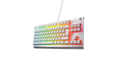 Tastatur - SteelSeries Apex 3 TKL - Gamingtastatur - Uten numpad - Nordisk - Hvit - 64906