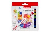 Hobbyartikler - Bruynzeel Textile markers 8 pcs. - 60227008