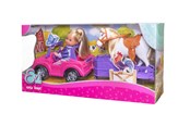 Dukker & Tilbehør - Simba Evi LOVE Lekesett Jeep med Hestetilhenger - 105737460