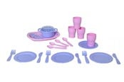 Utendørsleker - Plasto Dinner set 23 parts - 2901000ROS