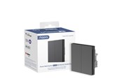 Smarthus - Aqara Smart Wall Switch H1 Double– Grey (With Neutral) - WS-EUK04-G