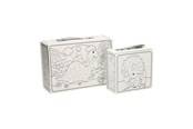 Kreative leker - Wins Holland - Color your own Dino Suitcases set of 2 - D276