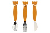 Babyleker - Trixie Baby Silicone Dining Set - Mr. Fox 3st. - 96-448