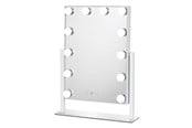 Sminkespeil - UNIQ New York Mega Makeup Mirror with 12 LED lights - White - 7275