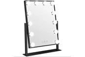 Sminkespeil - UNIQ New York Mega Makeup Mirror with 12 LED lights - Black - 7275-1