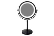 Sminkespeil - UNIQ Tabletop Mirror with LED og 10X - Matte Black - 7082