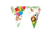 Leketøy - Globos - Paper Bunting Jungle Balloons. 3mtr. - 93785