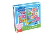 Brettspill & Puslespill - Tactic Peppa Pig 3 in 1 Lotto Domino Memo - 60480