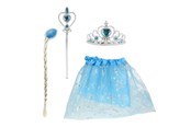 Kostymer - Toi-Toys Ice Princess with Tutu Tiara and Staff Princess - 12456A