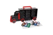 Leketøysbil - Toi-Toys Turbo Racers Truck with 6 Pull-back Race Cars - 20034A
