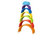 Babyleker - Toi-Toys Little Stars Baby Stacking Tower Rainbow 7pcs. - 72645A