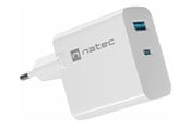 Mobil - Adaptere og ladere - Natec Ribera power adapter - GaN - USB 24 pin USB-C - 45 Watt - NUC-2142
