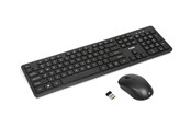 Tastatur - iBOX Workstation Pro Kit - Tastatur & Mus sæt - Sort - Tastatur & Mussett - Svart - Tastatur & Mussett - Nordisk - Svart - IKM5010W