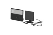 Lamper - EGLO Panettieri Solar Wall 1500LM with Sensor Black/White - 901086