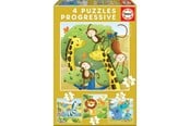 Puslespill - Educa 12-16-20-25 Wild Animals - 80-17147