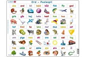 Puslespill - Larsen Puzzles Maxi Word 40 pcs - LA-LS41DK