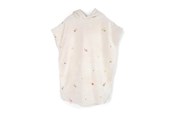 Babyutstyr - Filibabba Embroidered beach poncho GOTS - Ocean Blossom - FI-03574