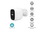 Smarthus - Nedis SmartLife outdoor camera Wi-Fi 4MP Quad HD 1440p / 2560x1440 IP66 With motion sensor Night vision White - WIFICBO32WT