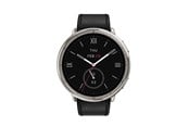 Smartklokke, Smartwatch & Sportsklokke - Amazfit Active 2 Round NFC 44mm - Black Leather - W2433EU1N