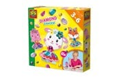 Kreative leker - SES Creative Diamond Dancers - Craft Kit to Make Paper Dancing Dolls - Decorate with 65 Diamond Stickers - S14048
