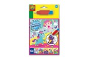 Kreative leker - SES Creative Colour with Water Fantasy Colouring Book - S00133