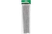 Arts & Crafts - Tilbehør - Creativ Company - Chenille Silver 30cm 24pcs. - 51635