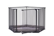 Babyutstyr - BabyDan CombiFit 5-sided playpen black - 501508