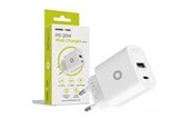 Mobil - Adaptere og ladere - Mobile Origin PD20W Wall Charger MO12 - white 1 USB-A + 1 USB-C - FRL-PD20W-MO12