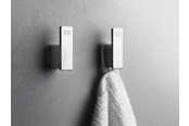 Baderomstilbehør - Unidrain Reframe Collection towel hooks (x2) Brushed steel - 7070