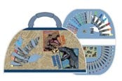 Hobbyartikler - Undercover - Coloring case Jurrasic World 51 pcs. - JUST4221