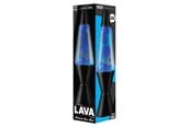 Barnelamper - Lava Lamp Neon 37cm Blue/Clear Black Base - 605904