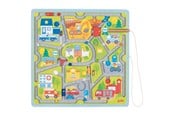 Babyleker - Goki - Wooden Magnet Maze Small Town - 58379