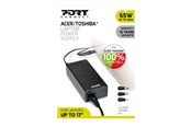 Bærbar PC - Lader - PORT Designs PORT - power adapter - 65 Watt - 900093-ACTO