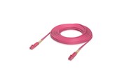 Nettverkskabel - Ubiquiti UniFi OM4 Duplex LC UPC Fiber Patch Cable 15m - Rosa - 15 meter - UACC-OFC-M2-LULU-15M