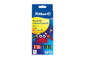 Hobbyartikler - Pelikan PELIKAN 12 FARGEBLYANTER TREKANTET 3MM - 100401582