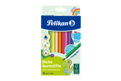 Hobbyartikler - Pelikan PELIKAN 12 JUMBO FARGEBLYANTER - 100401616