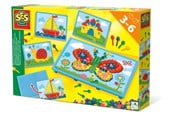 Kreative leker - SES Creative Mosaic Board with Cards - 14898