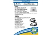 Støvsugerpose - hanestroem Vacuum Cleaner Bags K57 - 5 pcs - K57
