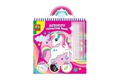 Kreative leker - SES Creative Activity Colouring book glitter 3 in 1 - 3 activities in 1 colouring book - 00117