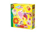 Kreative leker - SES Creative Fluffy Loops - Soft Yarn Animals - 14010