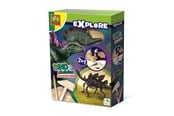 Kreative leker - SES Creative Explore Dino and Skeleton Excavation 2-in-1 - Stegosaurus - 25094