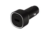 Mobil - Adaptere og ladere - Vivanco Super fast 60W Car charger 2xUSB-C 30W/USB-A 18W - 64341