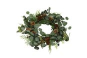 Dekorasjon - NORDIC WINTER Artificial Wreath Ø50 cm w/blueberry - 780-090